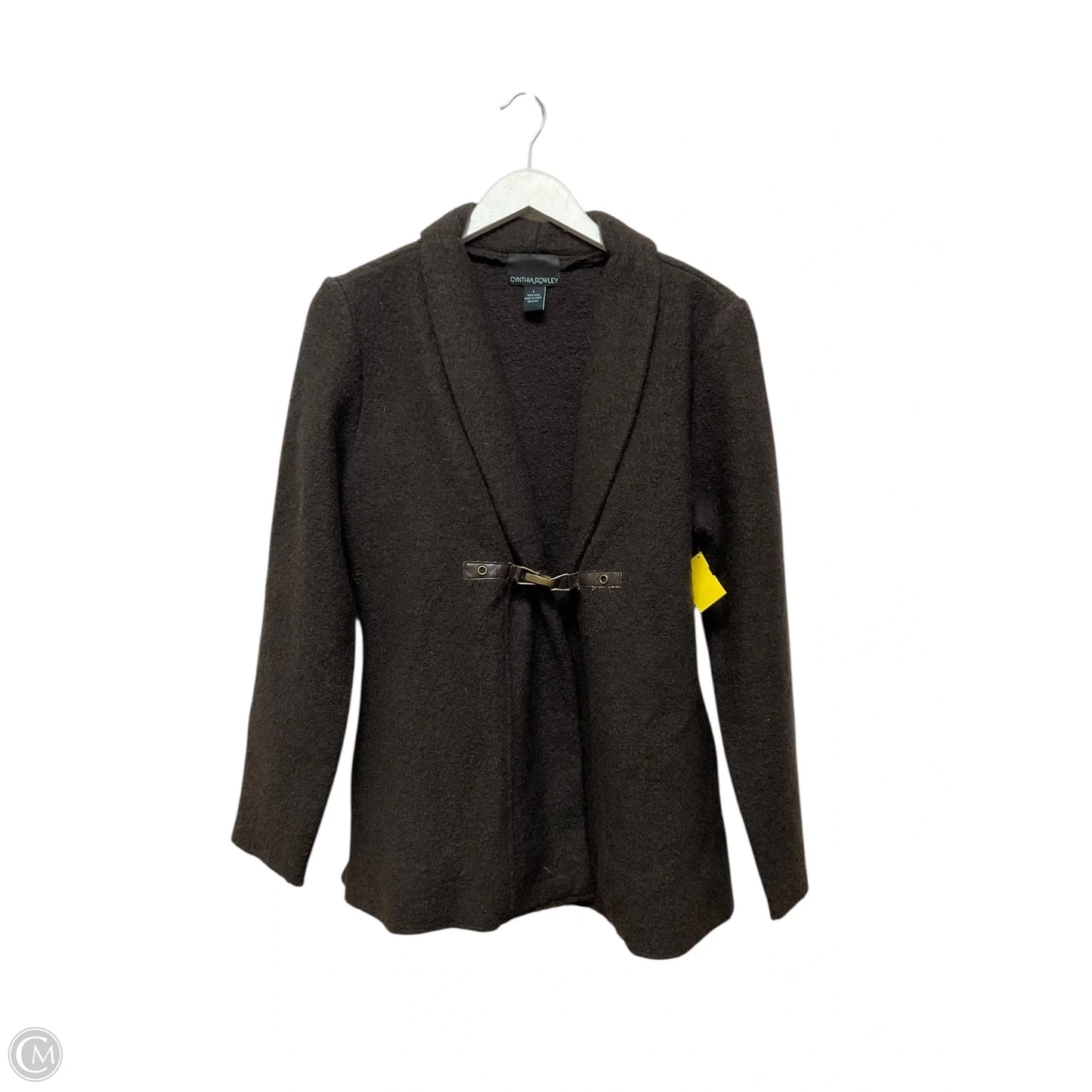 Coat Peacoat By Cynthia Rowley In Brown, Size: L