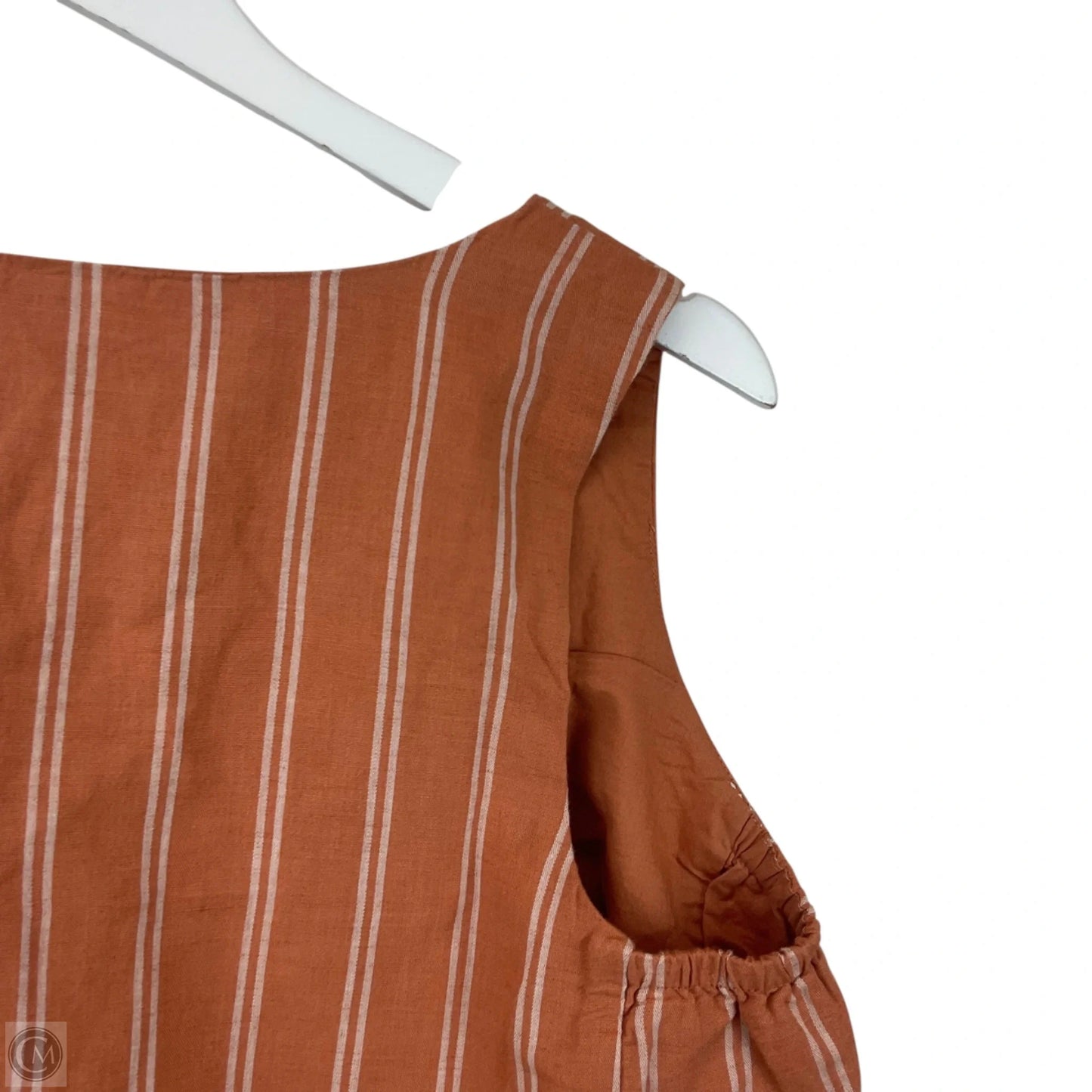 Top Sleeveless By Pact In Orange, Size: M