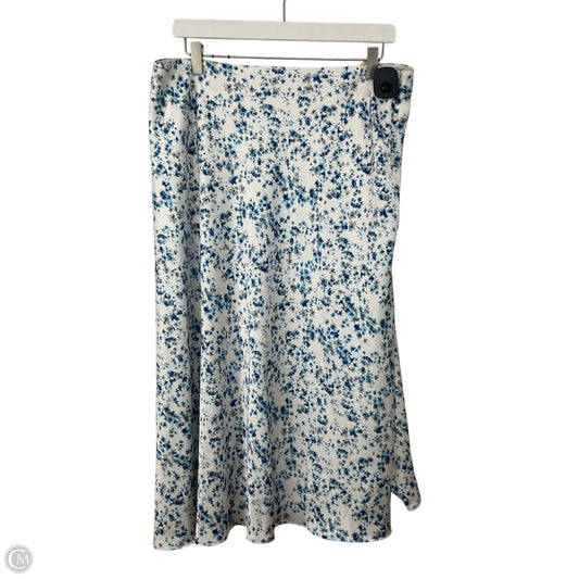 Skirt Maxi By Cece In Blue & White, Size: Xl