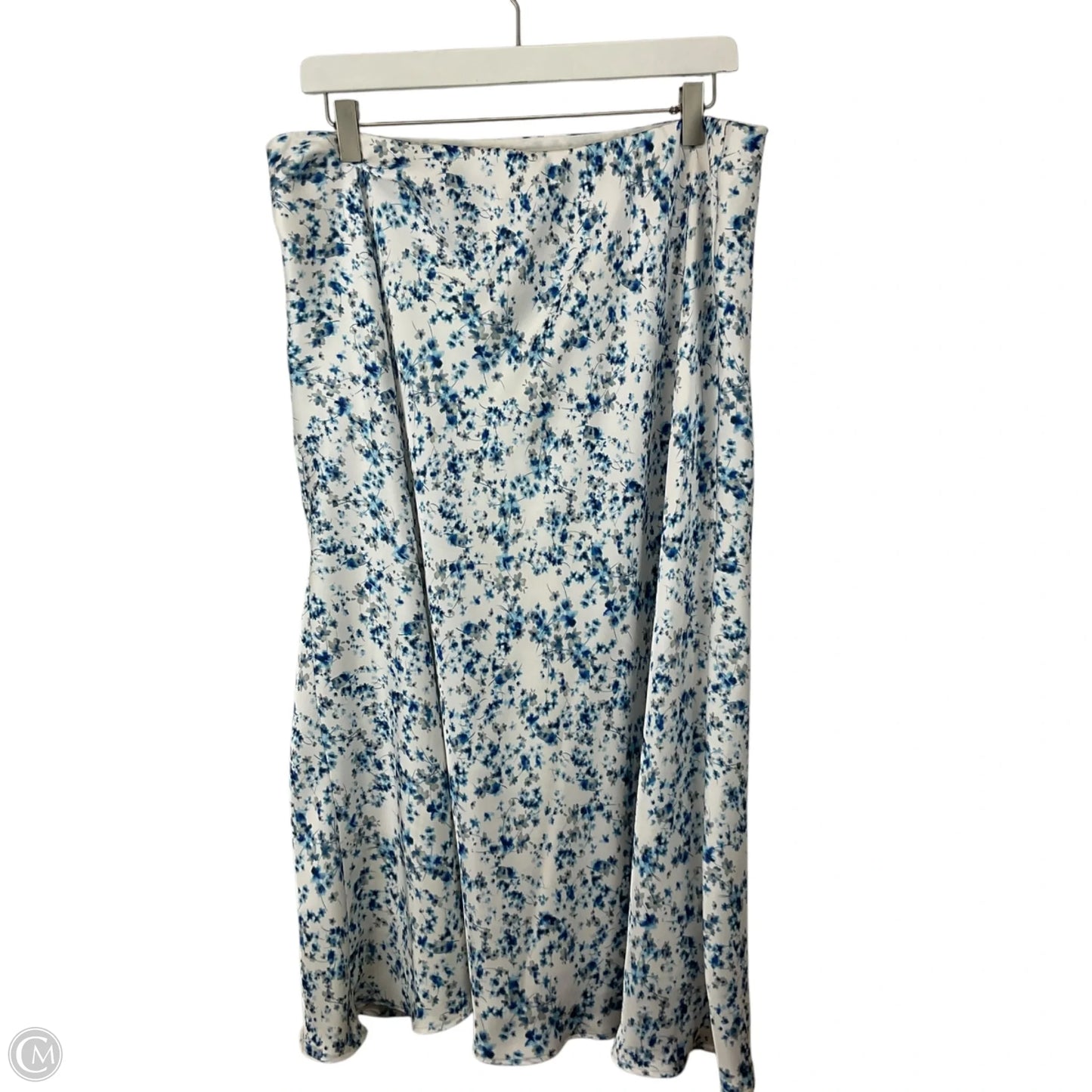 Skirt Maxi By Cece In Blue & White, Size: Xl