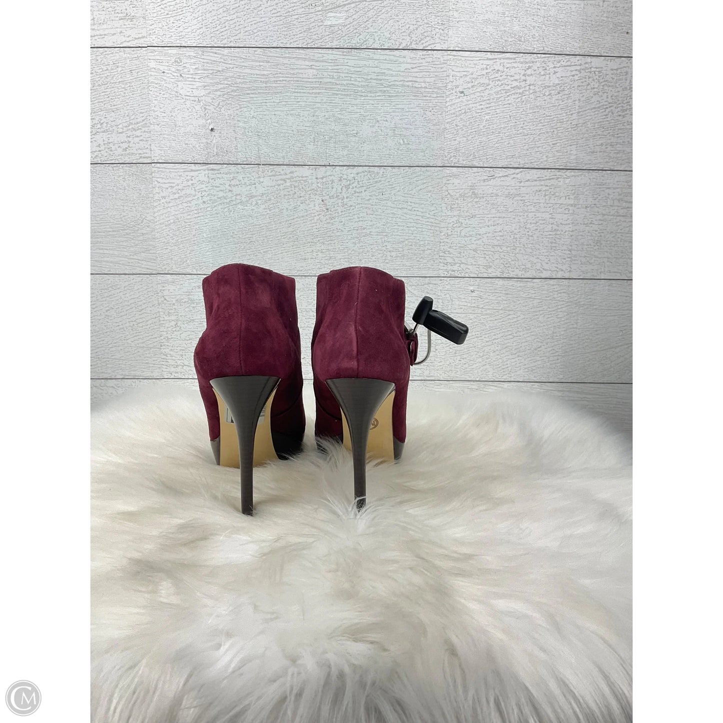 Shoes Designer By Michael Kors In Maroon, Size: 7.5
