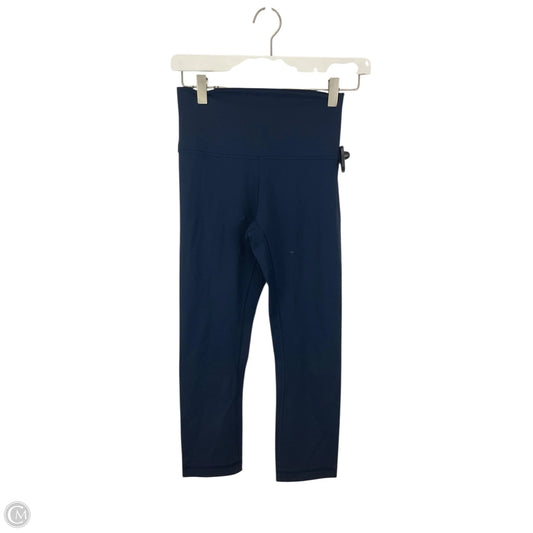 Athletic Leggings By Lululemon In Navy, Size: 4
