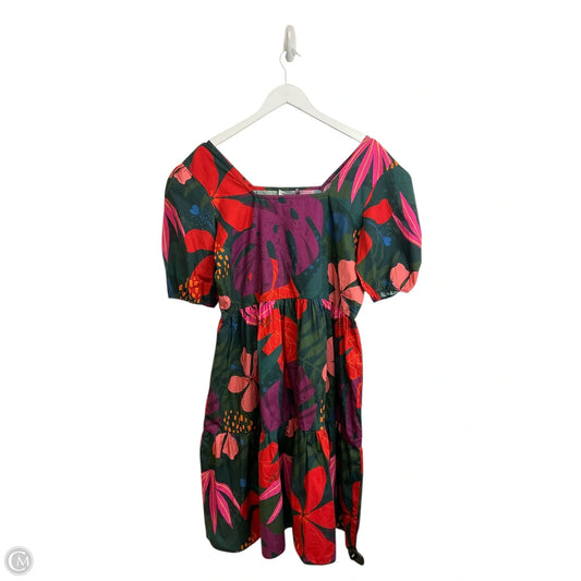 Dress Casual Midi By Clothes Mentor In Multi-colored, Size: Xl
