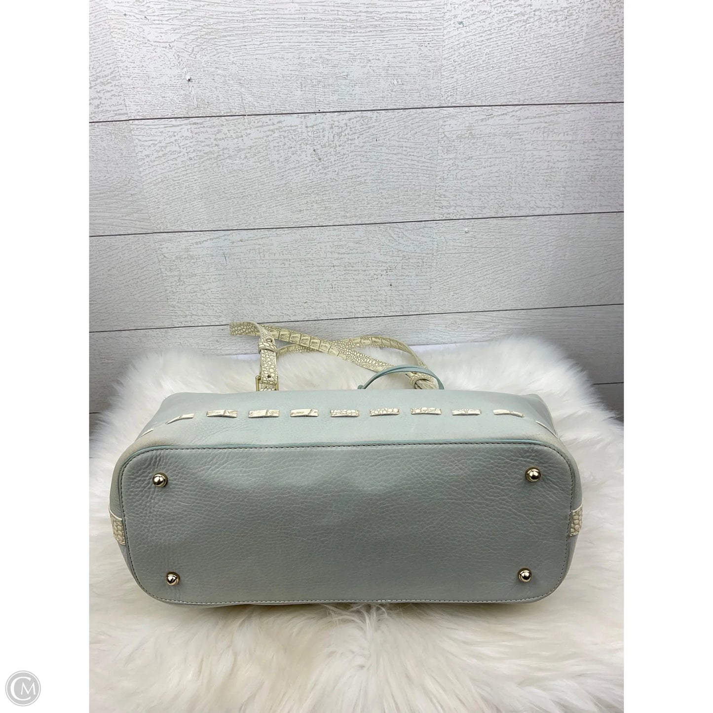 Handbag Designer By Brahmin, Size: Large