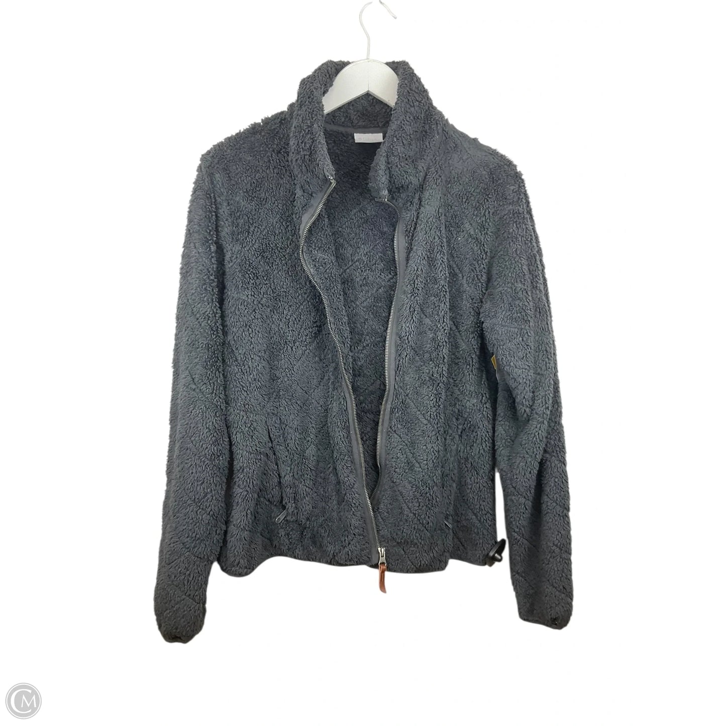 Jacket Faux Fur & Sherpa By Columbia In Grey, Size: L