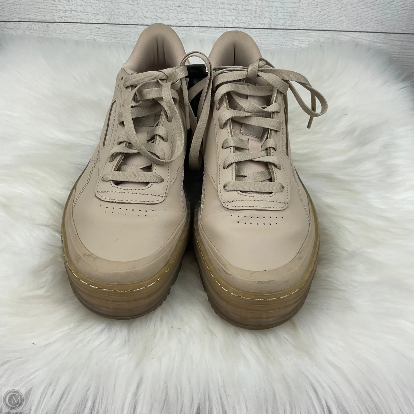 Shoes Sneakers Platform By Reebok In Tan, Size: 10