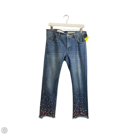 Jeans Skinny By Pilcro In Blue Denim, Size: 8