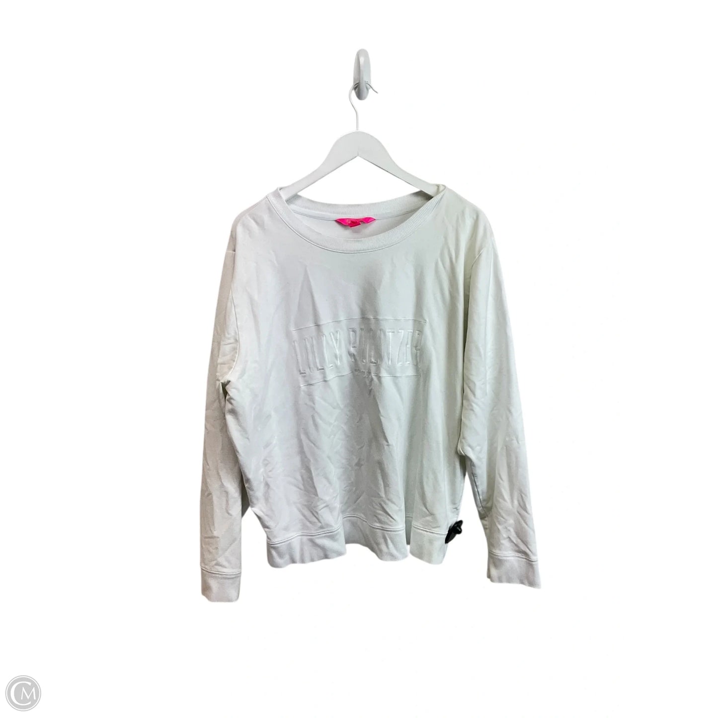 Sweatshirt Designer By Lilly Pulitzer In White, Size: Xl