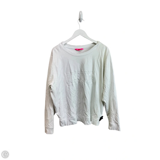 Sweatshirt Designer By Lilly Pulitzer In White, Size: Xl