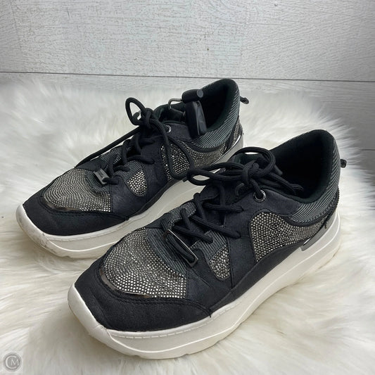 Shoes Athletic By Carvela In Black & Silver, Size: 8.5