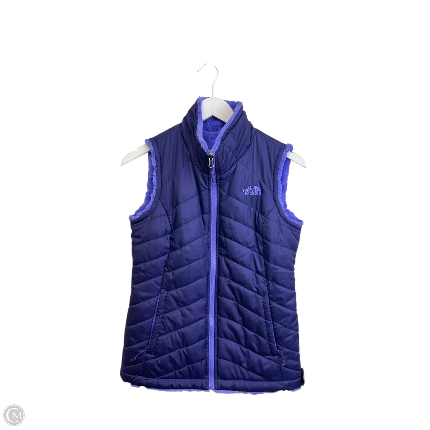 Vest Puffer & Quilted By The North Face In Purple, Size: L
