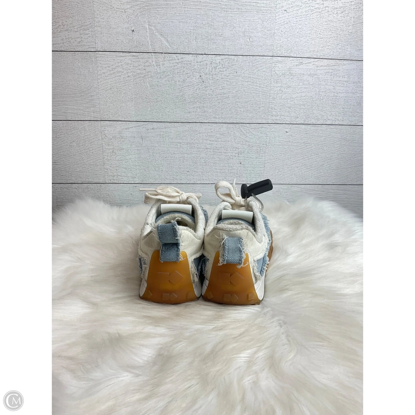 Shoes Designer By Kate Spade In Blue Denim, Size: 6.5