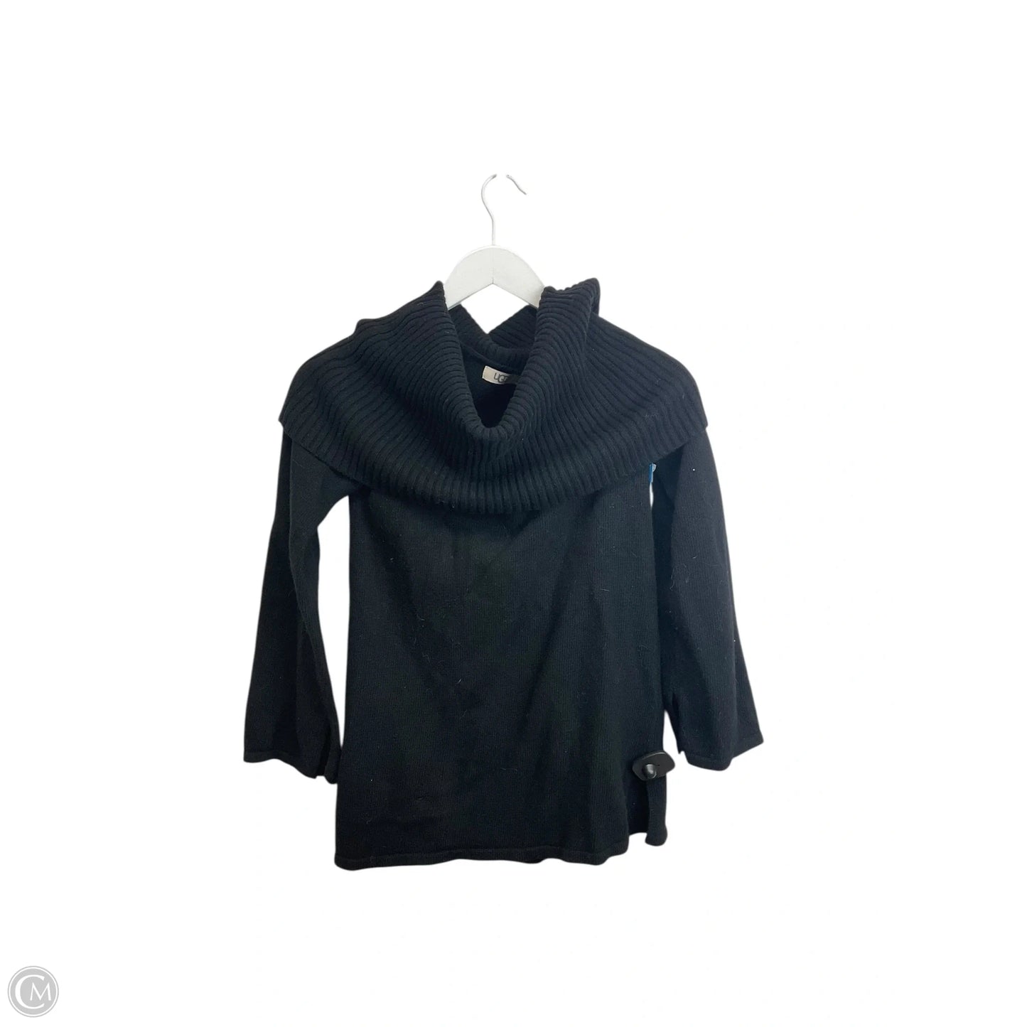 Sweater Cardigan Designer By Ugg In Black, Size: S