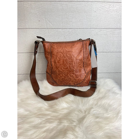 Crossbody Leather By Fossil, Size: Medium