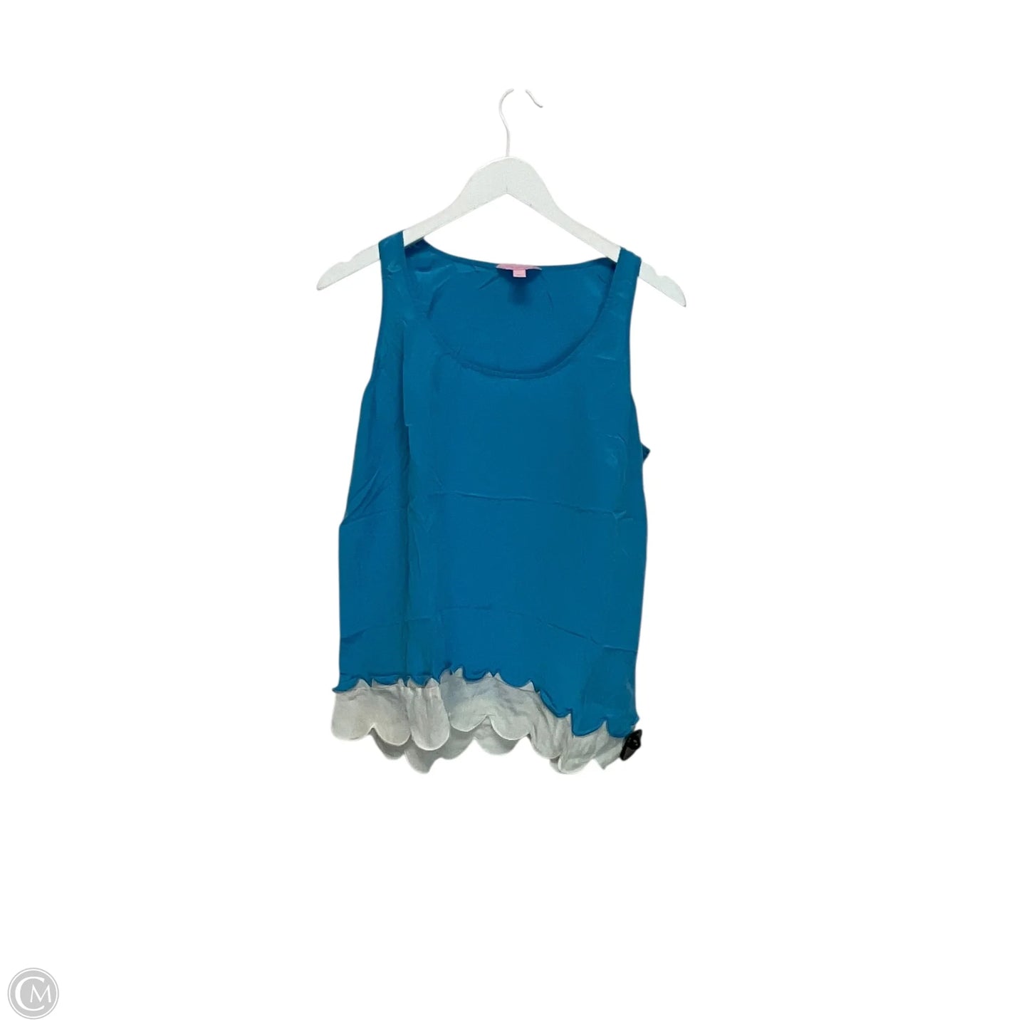Top Sleeveless Designer By Lilly Pulitzer In Blue, Size: L
