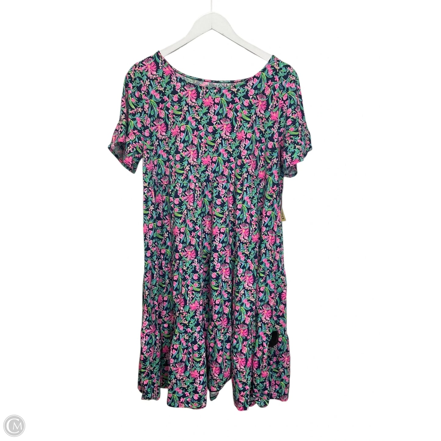 Dress Designer By Lilly Pulitzer In Floral Print, Size: L