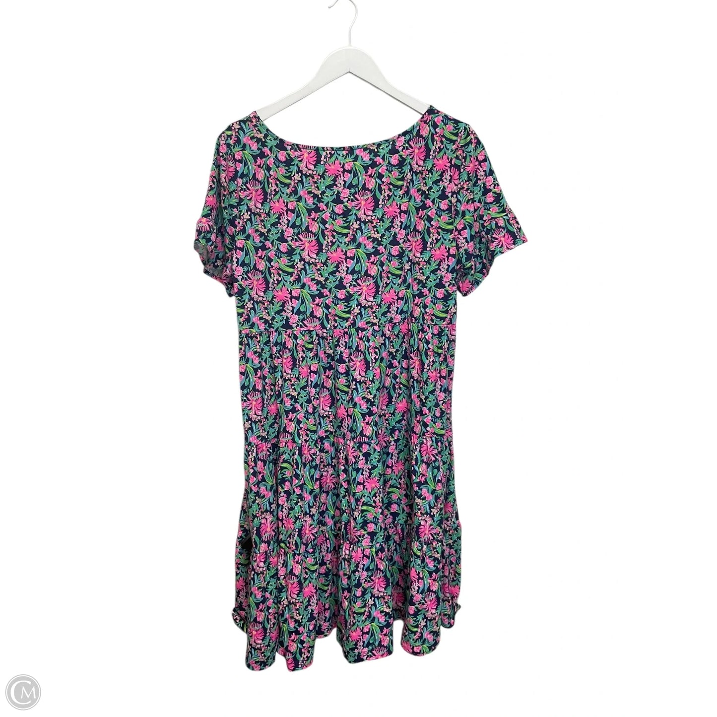 Dress Designer By Lilly Pulitzer In Floral Print, Size: L