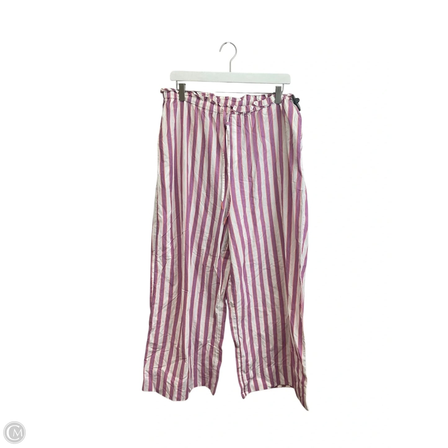 Pants Wide Leg By Anthropologie In Striped Pattern, Size: M