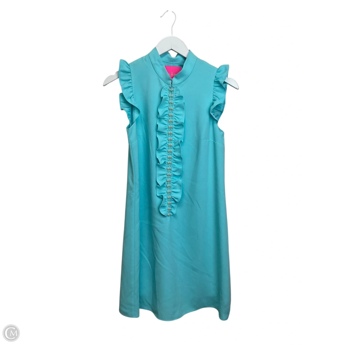 Dress Designer By Lilly Pulitzer In Teal, Size: 0