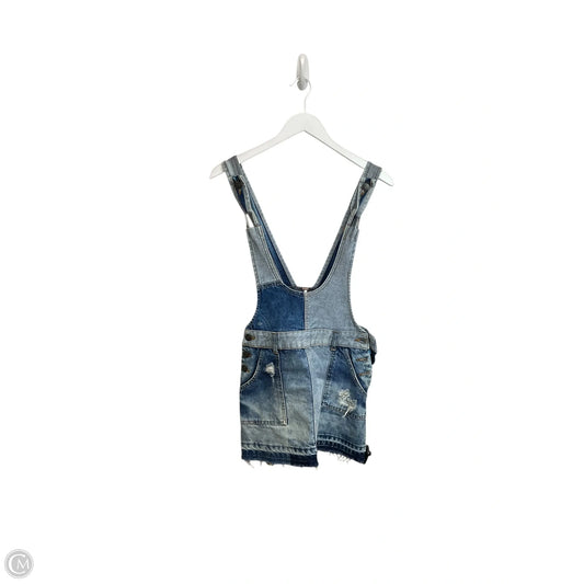 Shortalls By Free People In Blue Denim, Size: 0