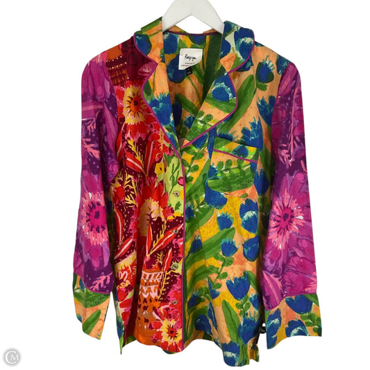 Top Long Sleeve By Anthropologie In Multi-colored, Size: S