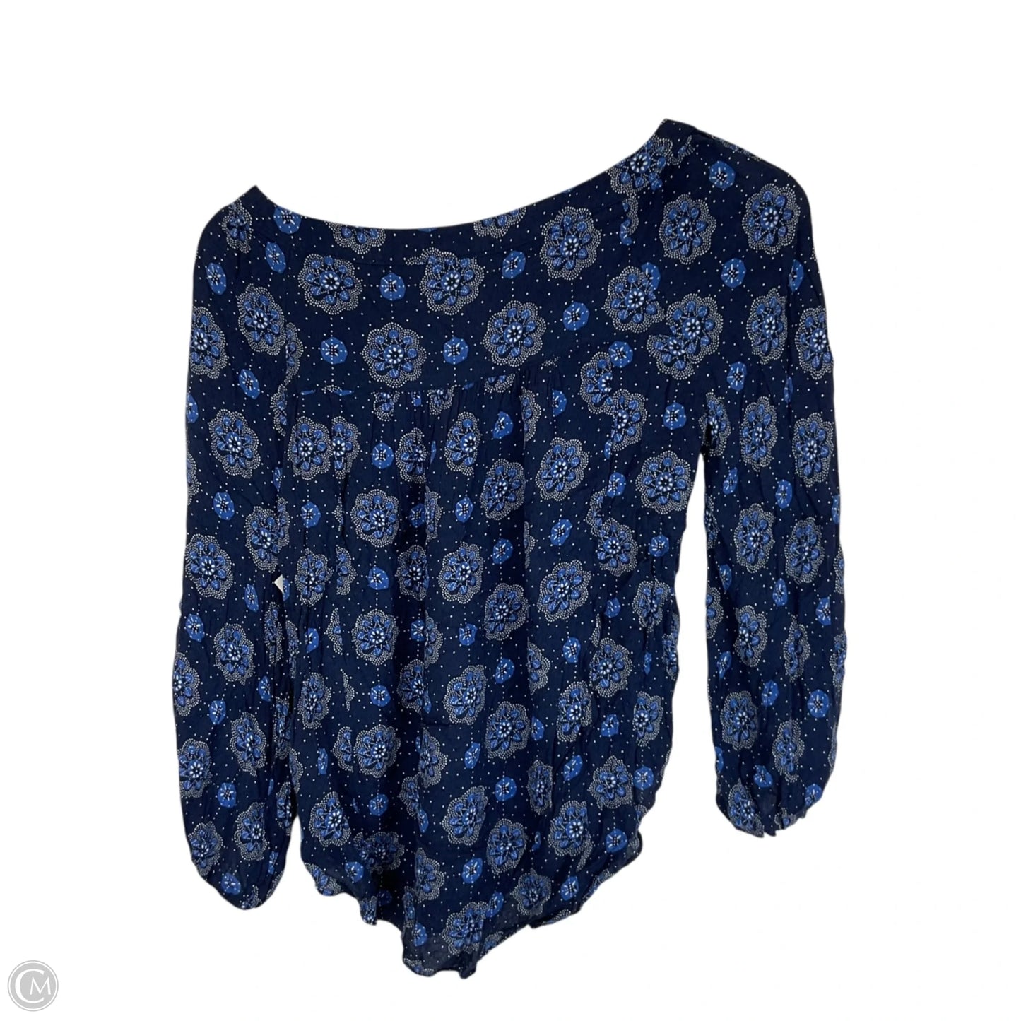 Top Long Sleeve By Maeve In Blue, Size: 0