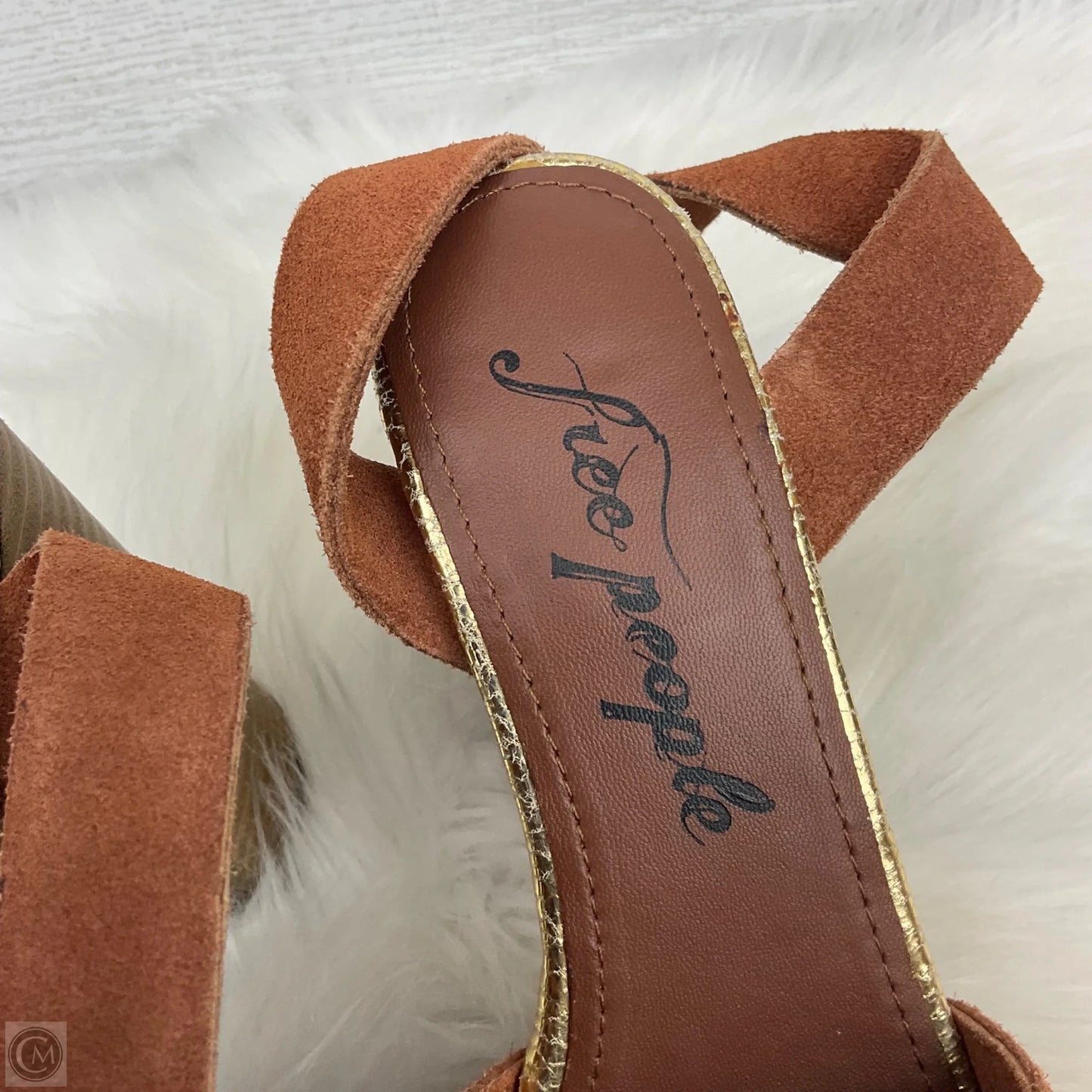 Shoes Heels Block By Free People In Orange, Size: 6