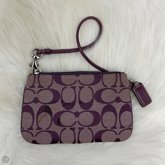 Wristlet Designer By Coach, Size: Small