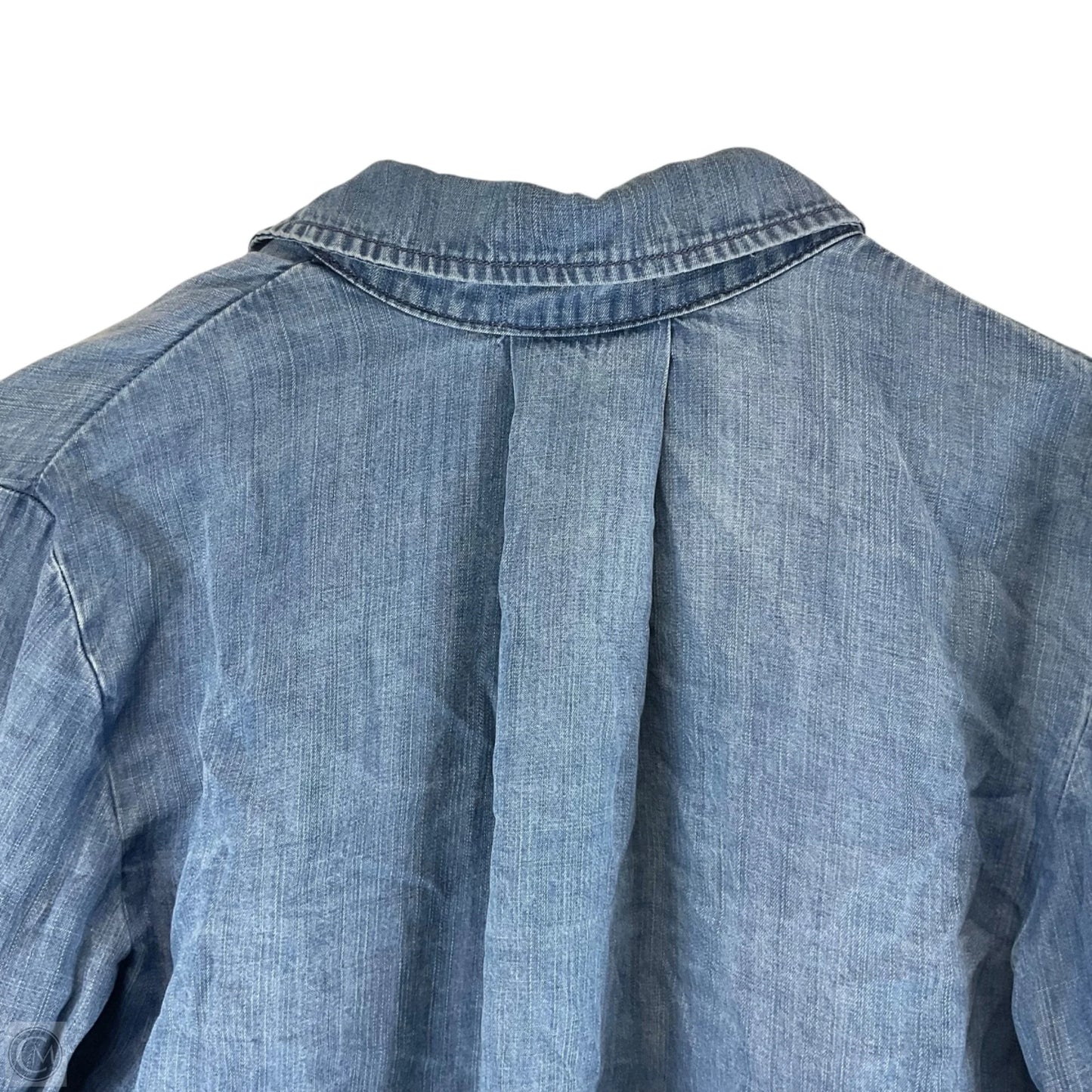 Top Long Sleeve By Cloth & Stone In Blue Denim, Size: S