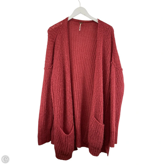 Cardigan By Free People In Red, Size: M