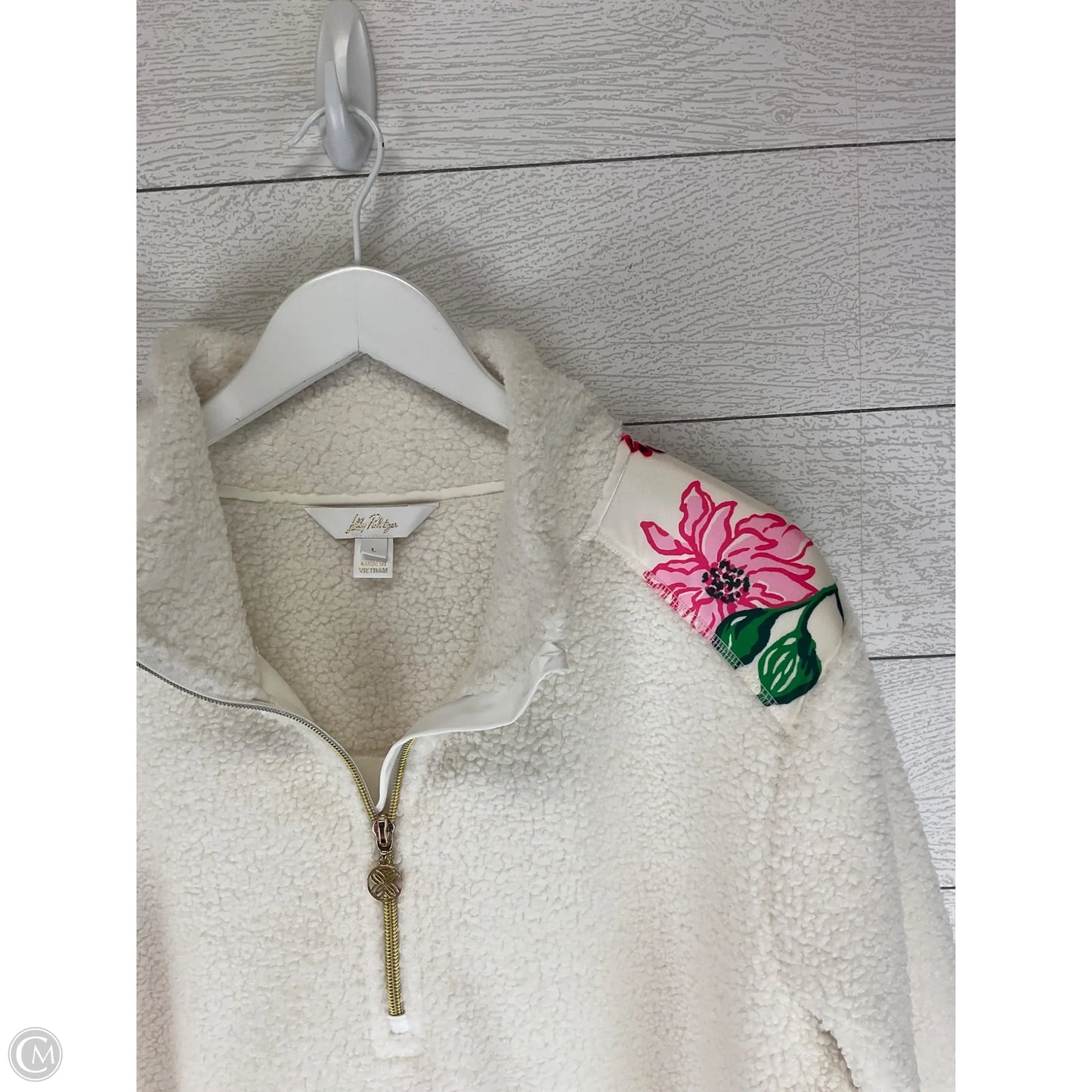 Sweater Designer By Lilly Pulitzer In Cream, Size: L