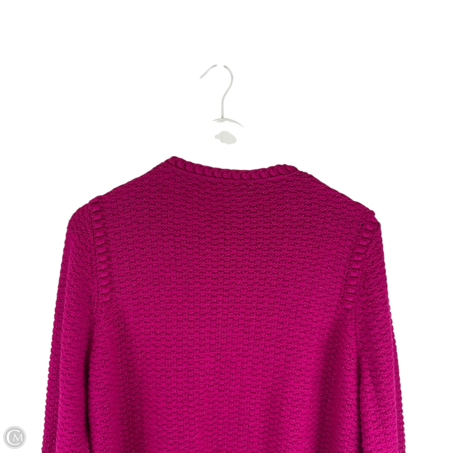 Sweater Cardigan Designer By Lilly Pulitzer In Pink, Size: L