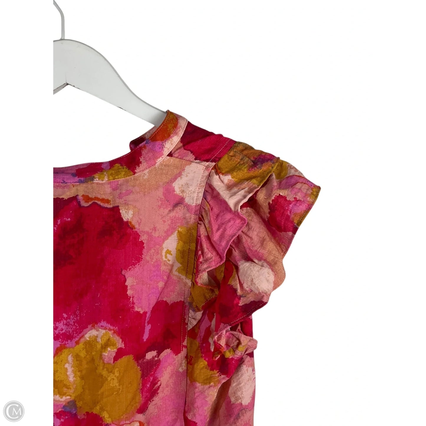 Top Short Sleeve By Pinch In Pink & Red, Size: M