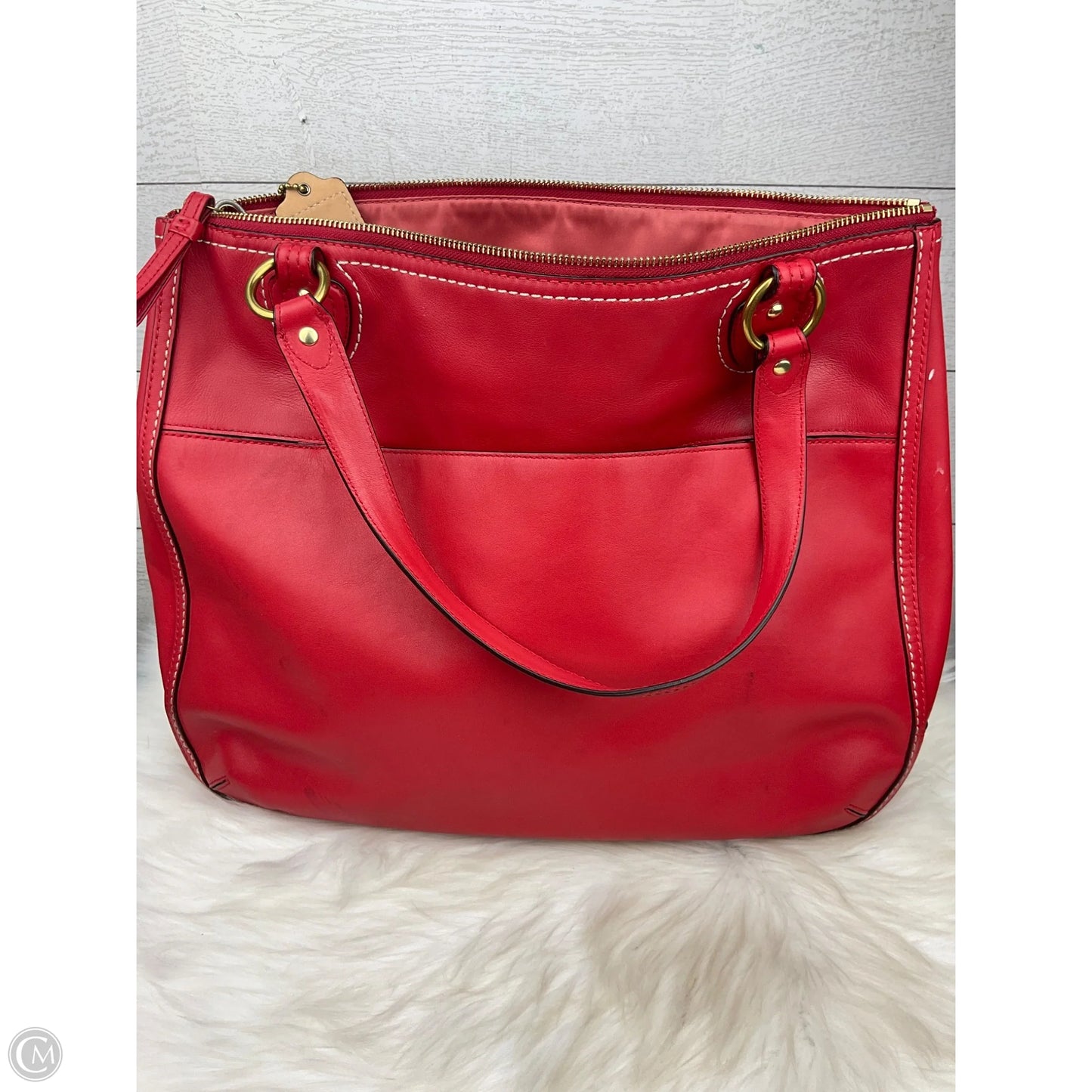 Handbag Designer By Coach, Size: Large