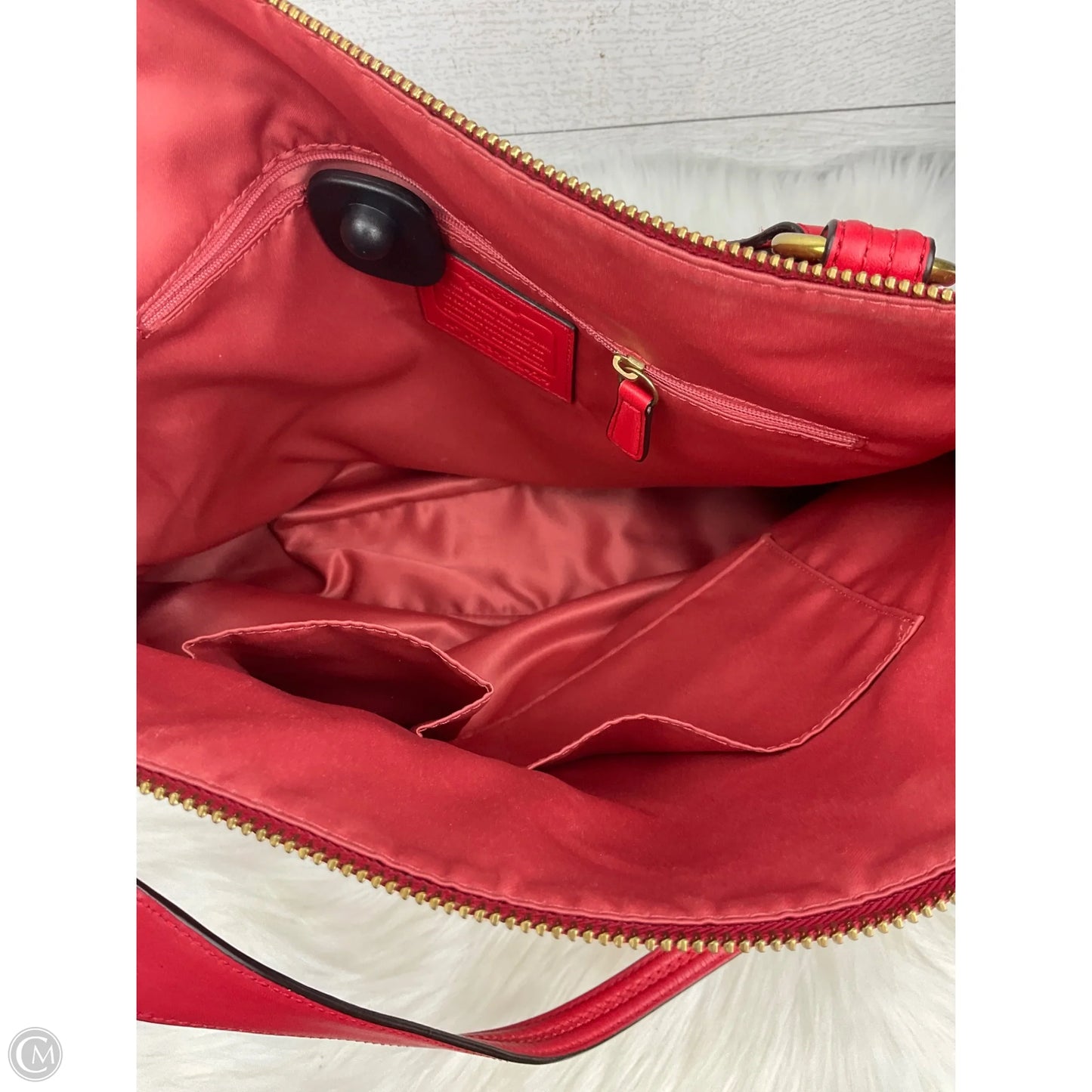 Handbag Designer By Coach, Size: Large