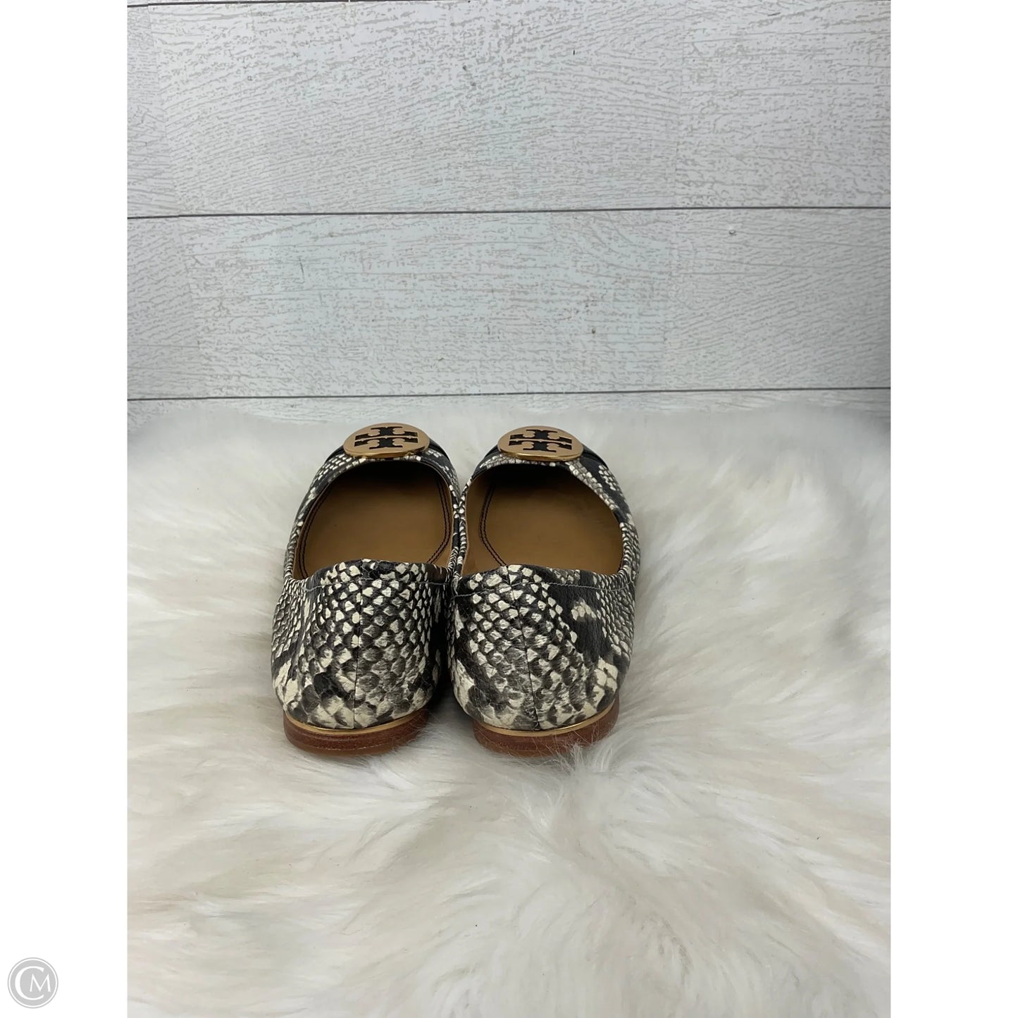 Shoes Designer By Tory Burch In Snakeskin Print, Size: 9