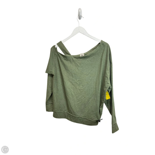 Top Long Sleeve By We The Free In Green, Size: Xs