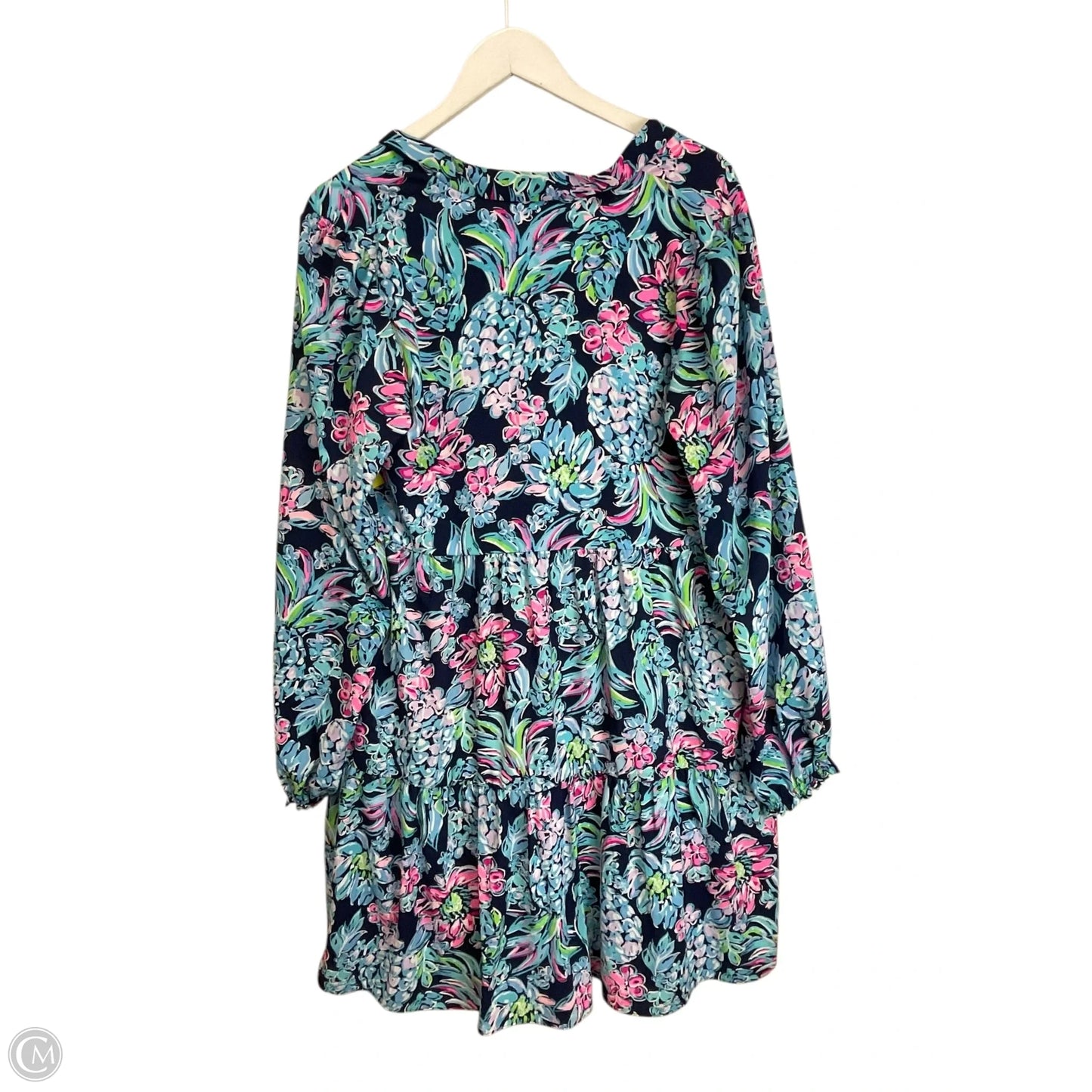 Dress Designer By Lilly Pulitzer In Navy, Size: L