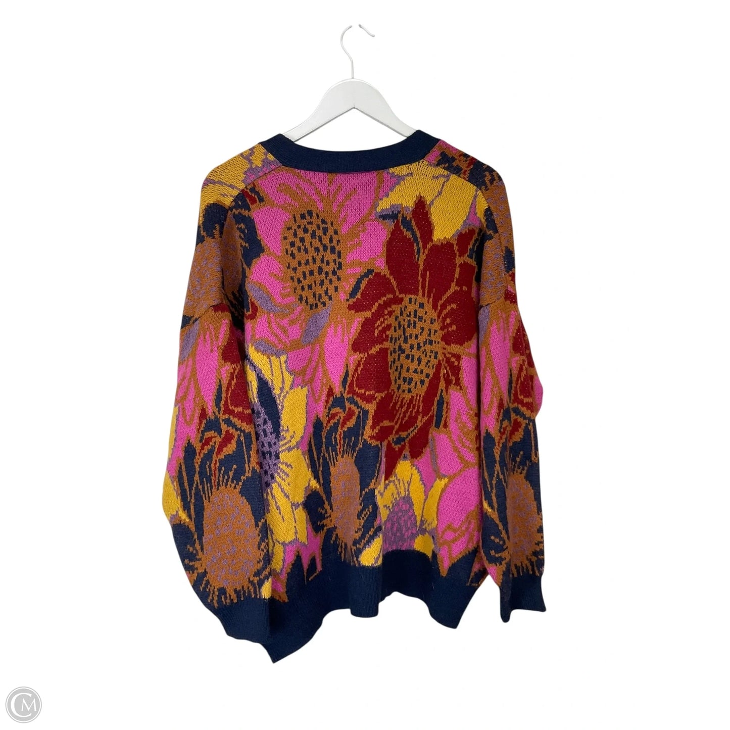 Sweater Cardigan By Farm Rio In Multi-colored, Size: M