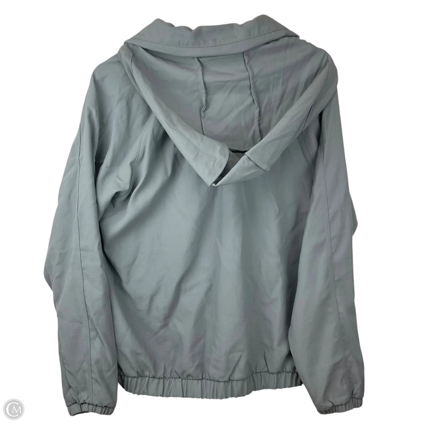 Athletic Jacket By Adidas In Grey, Size: S