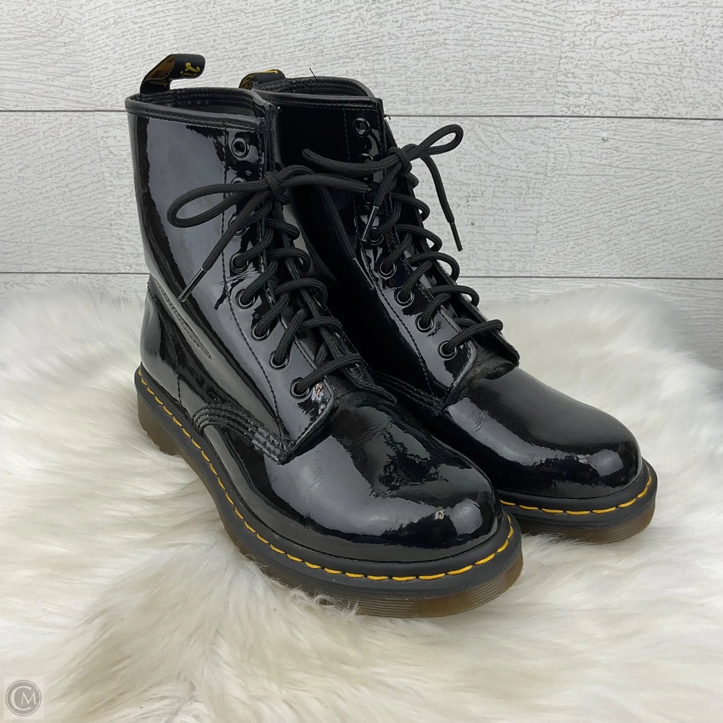 Boots Combat By Dr Martens In Black, Size: 10