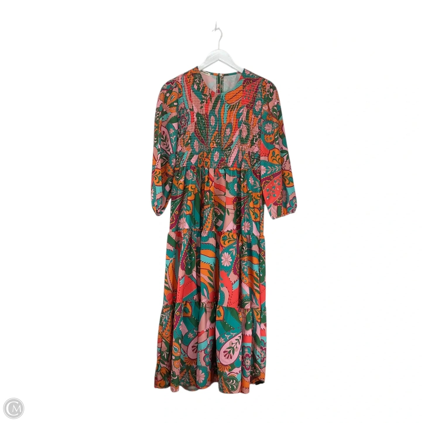 Dress Casual Midi By Sunday Up In Multi-colored, Size: M