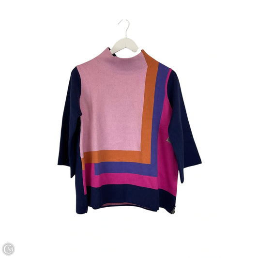 Sweater By Fate In Orange & Purple, Size: S