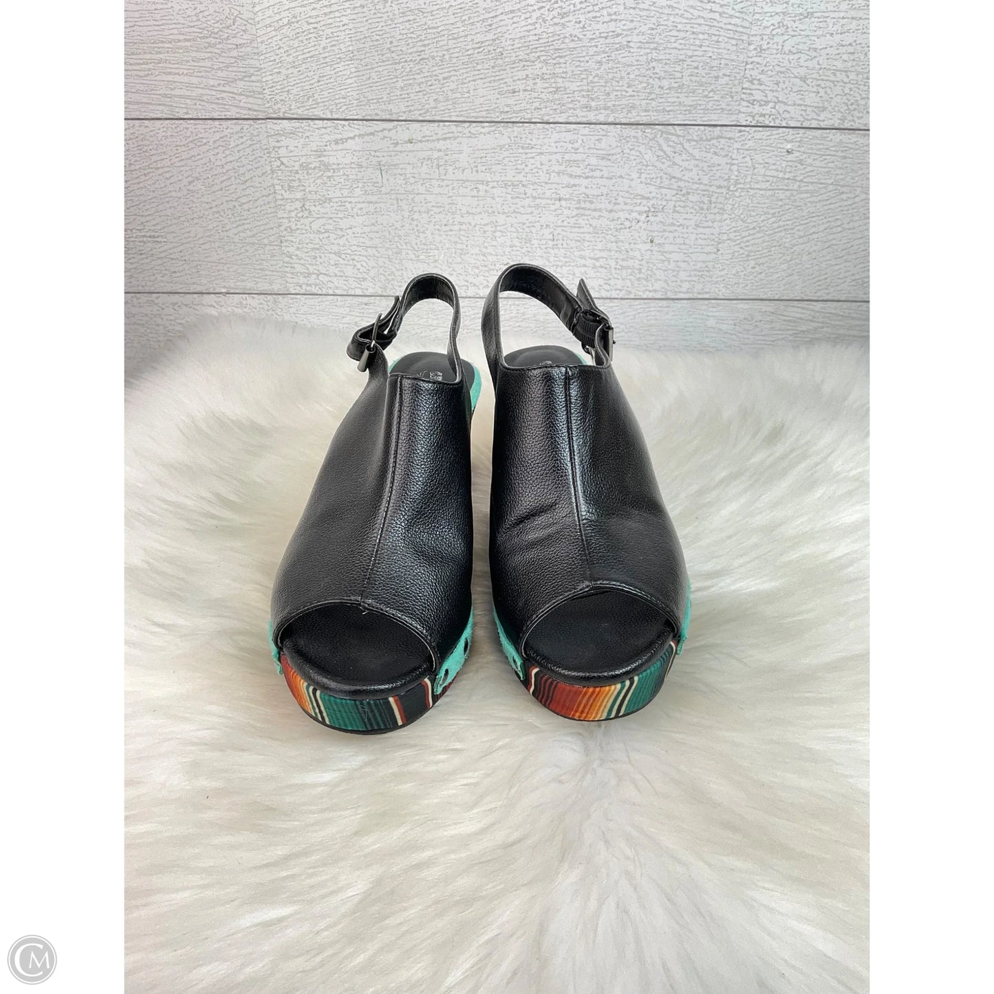 Shoes Heels Block By Crazy Train In Black, Size: 6