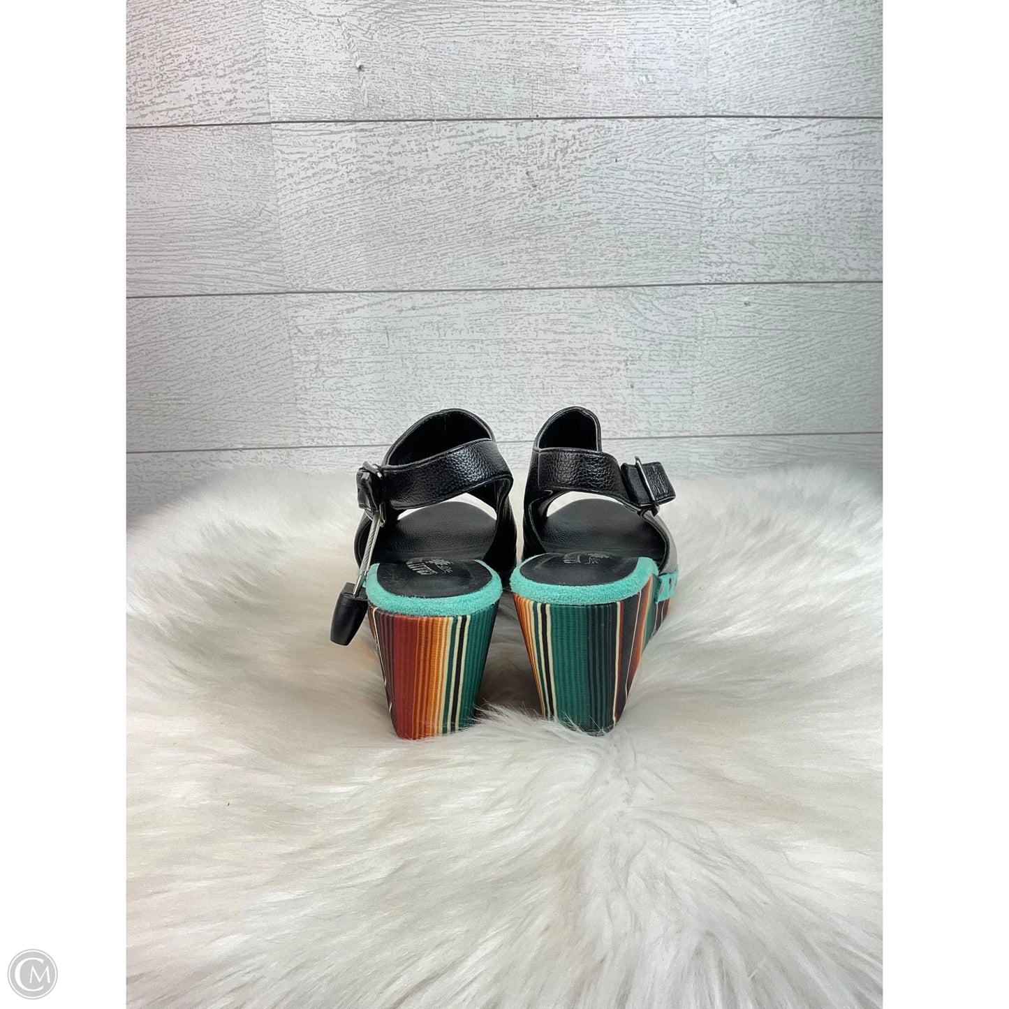 Shoes Heels Block By Crazy Train In Black, Size: 6