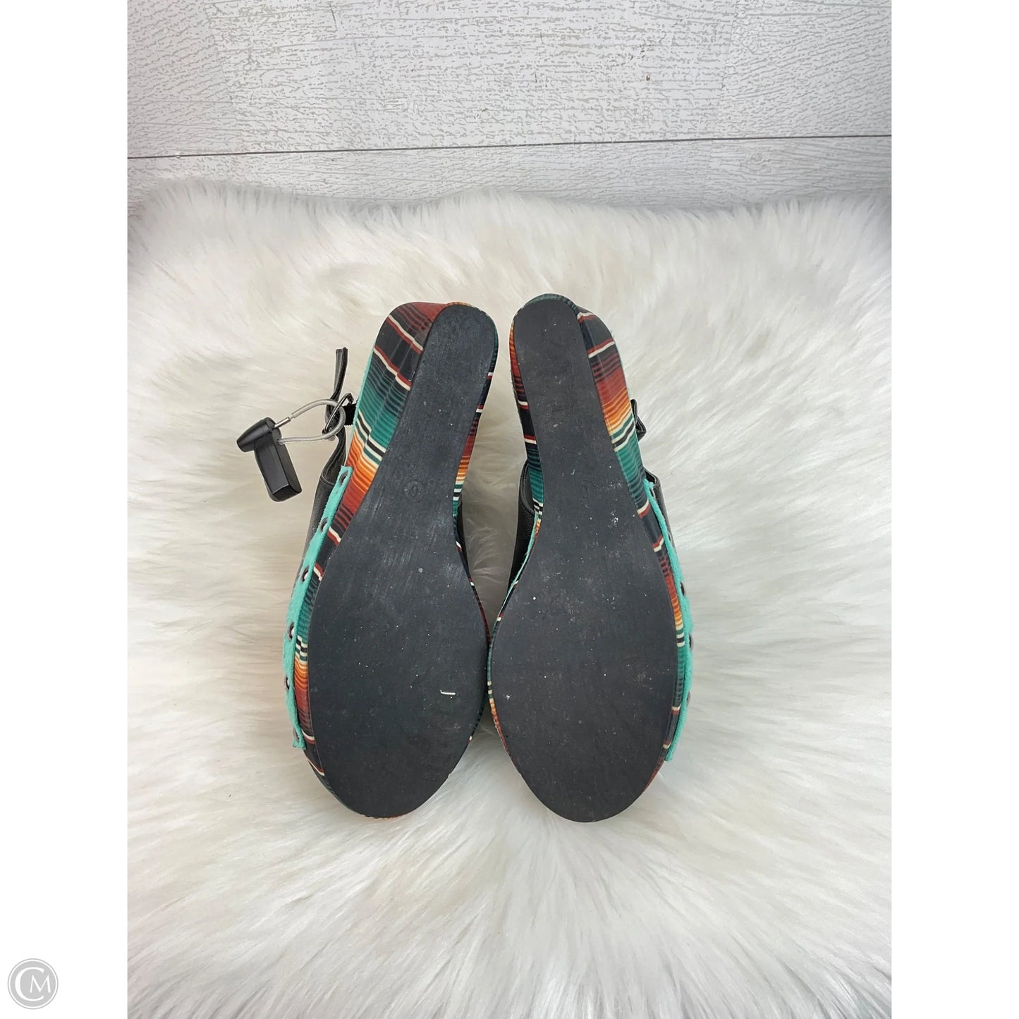 Shoes Heels Block By Crazy Train In Black, Size: 6