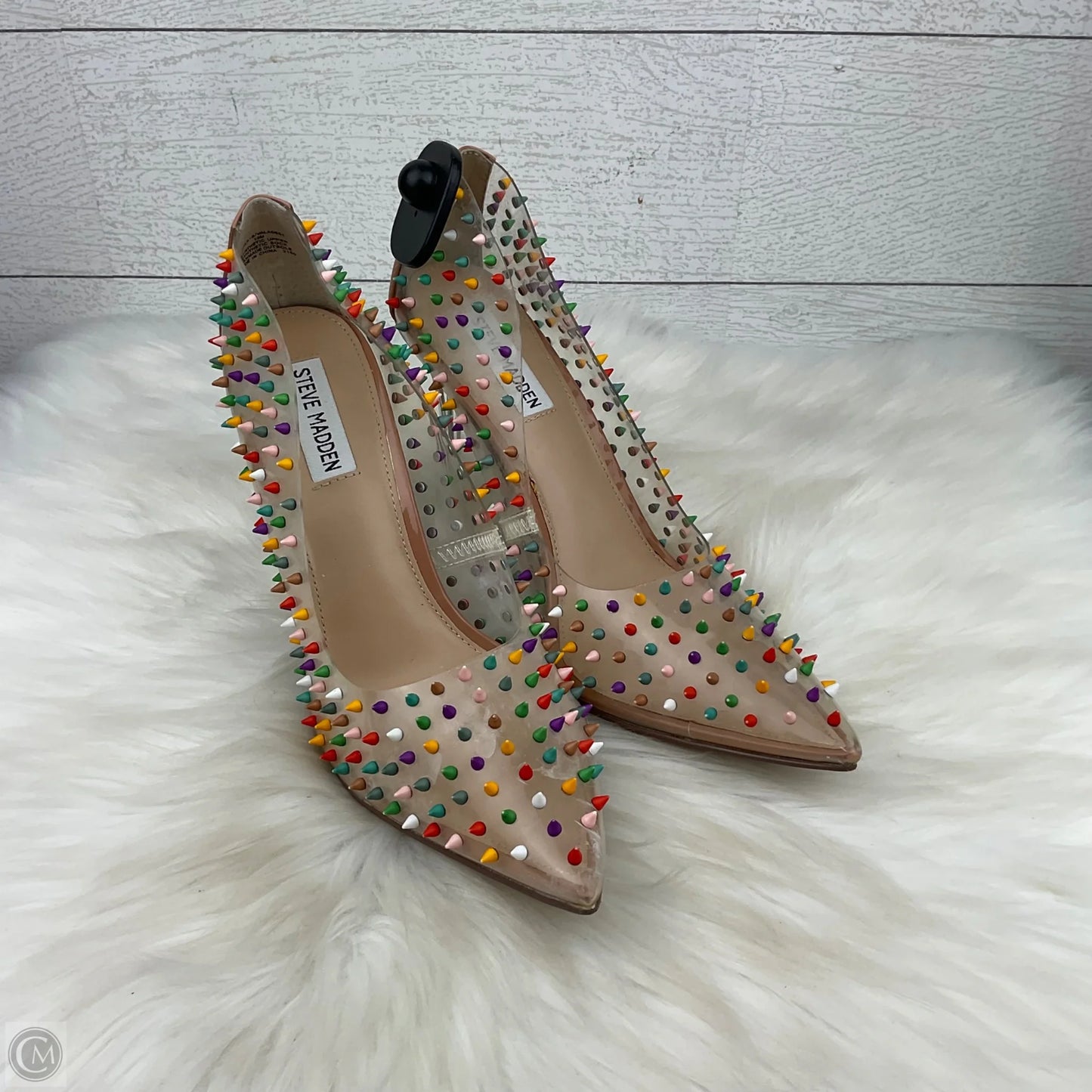 Shoes Heels Stiletto By Steve Madden In Clear, Size: 10