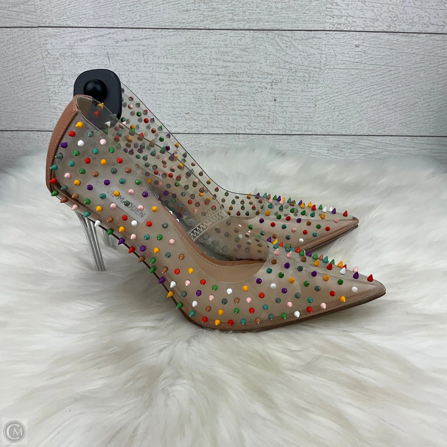 Shoes Heels Stiletto By Steve Madden In Clear, Size: 10