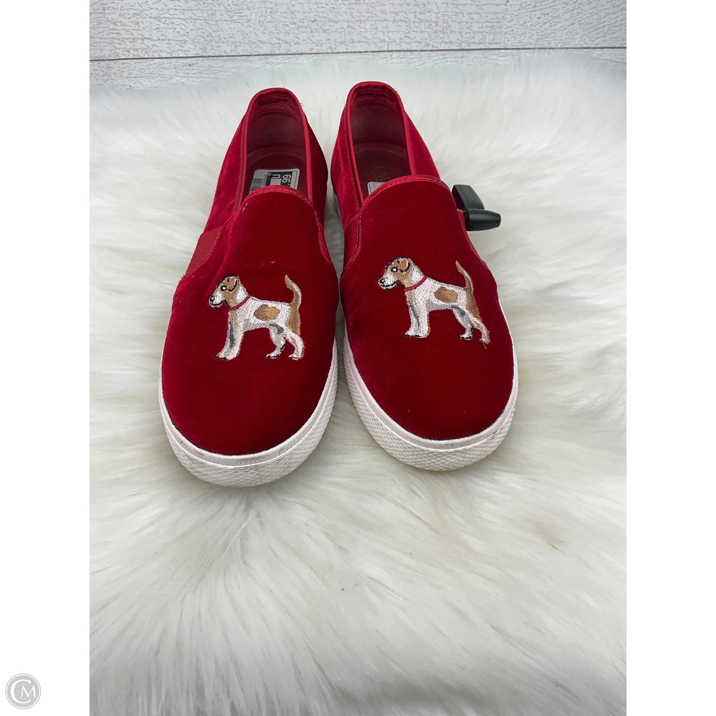 Shoes Flats By Ralph Lauren In Red, Size: 9