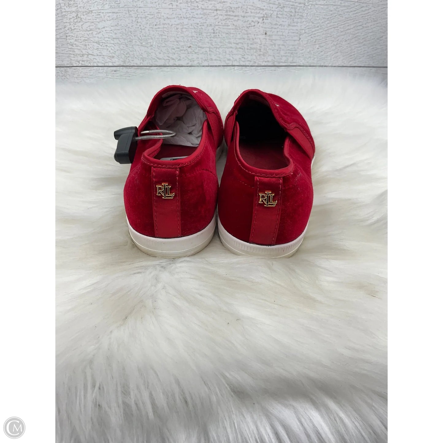 Shoes Flats By Ralph Lauren In Red, Size: 9